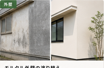 外壁補修の施工事例